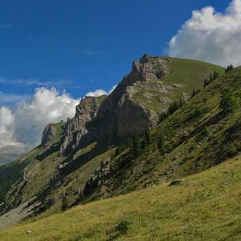 Lesnica Waterfall And Glacial Valley