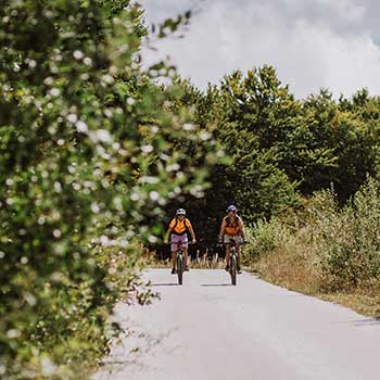 Biking Mountains and lakes