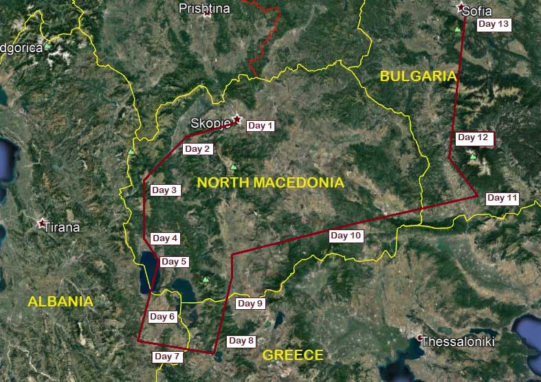 tours/map BIKE HIKE THE BALKANS