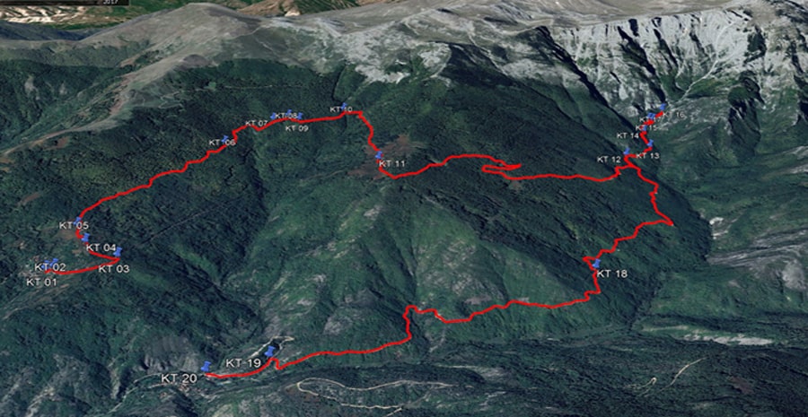 tours/map hike to springs of babuna