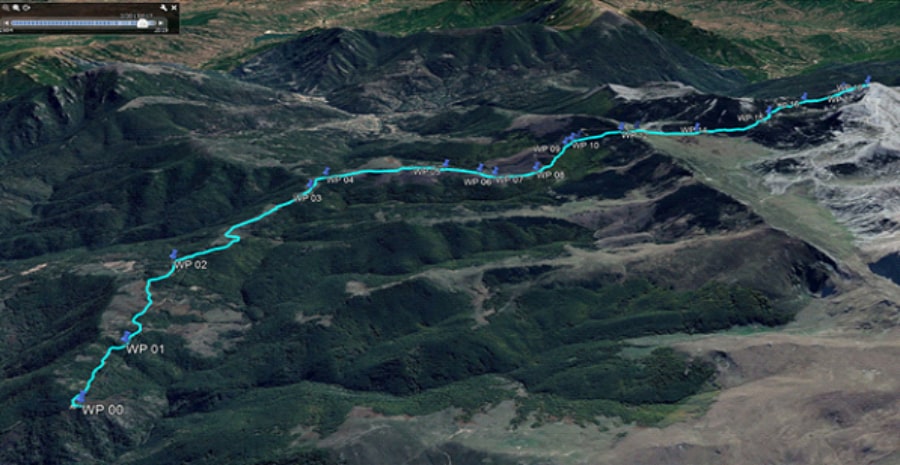 tours/map karadzica to solunska glava peak