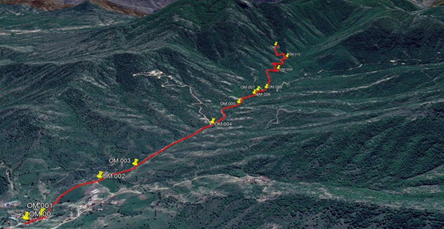 tours/map omorane to st nikola