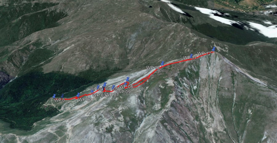 tours/map peak Ljuboten