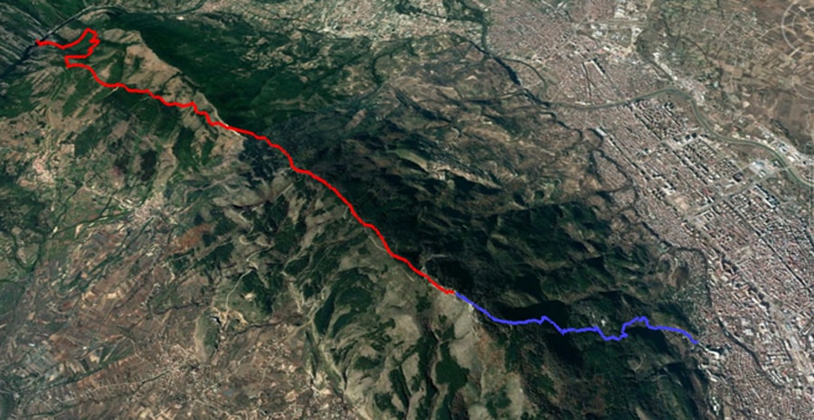 tours/map skopje millennium cross canyon matka
